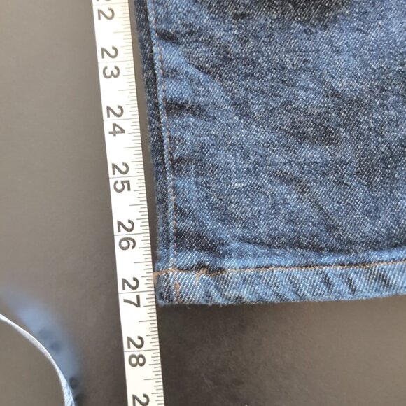 Madewell Midrise Stovepipe Straight Jeans Women's Size 28 Dark Wash - Picture 13 of 13